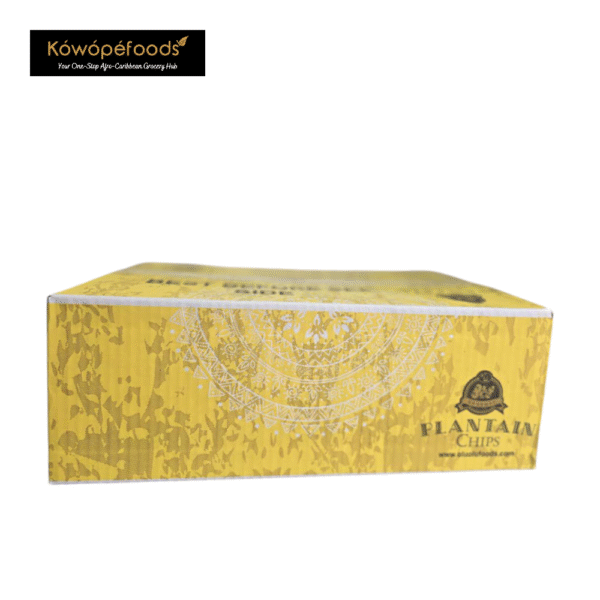 Olu Olu Yellow Plantain Chips Box